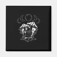 Aesthetic Goblincore And Cottagecore Mushroom Arti Magnet