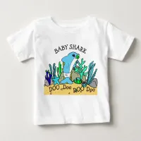 Personalized Baby Shark Baby's Baby T-Shirt