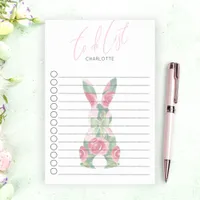 Personalized Custom Bunny Design Post-it Notes