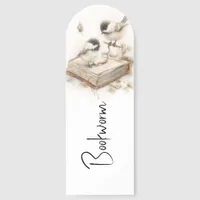 Black-Capped Chickadee Babies Illustration Bookmarks