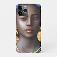 Black Goddess | African-American Woman AI Art iPhone 11Pro Case