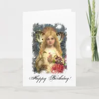 Fairy, Happy Birthday Card