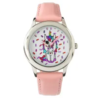 Unicorn with Butterfly on Nose Candy Sprinkles Watch