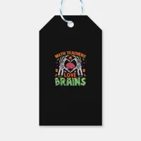 Math Brain Heart Skeleton Hand Zombie Halloween Gift Tags