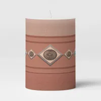 Southwest Sandstone Canyon Pillar Candle