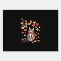 Leaf Fall Tree Hello Autumn Thanksgiving It’s Fall Sign