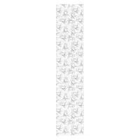 Paris I Love You Pattern Pink ID914 Short Table Runner