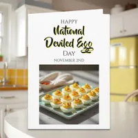 Happy Deviled Egg Day | November 2nd Card