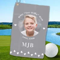Golfer MOM Custom Photo Personalized Monogram  Golf Towel