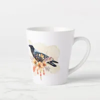 Goth Raven Coffee Mug Dark Aesthetic 