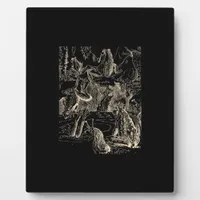 Cottagecore Goblincore Pond Snail Swimming Frog Plaque