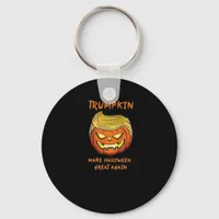Halloween Trumpkin Classic Funny Keychain