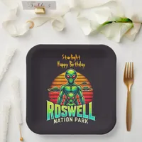 Experience Roswell’s Cosmic Adventure Park! Paper Plates