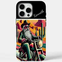 Desert Rider's Sunset Cruise iPhone 16 Pro Max Case