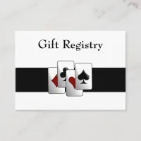 Las Vegas wedding Gift registry  Cards