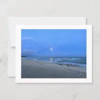 Beach Photography Dusk Landscape Postcard