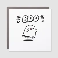 Little Boo Minimal Style Car Magnet