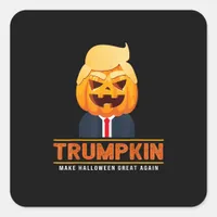 Trumpkin Make Halloween Great Again Halloween Square Sticker