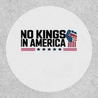 No Kings In America USA Creative Casual Patch