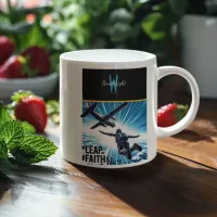 Skydiving Leap of Faith Coffee Mug