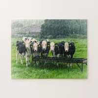 Smile please! Cute cows Jigsaw Puzzle