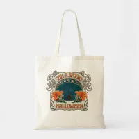 Spooky Halloween Vintage Style Art Tote Bag