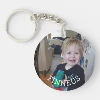 Personalized Photo and Name Keychain