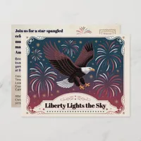 Liberty Lights the Sky • 1776–2026 Keepsake Postcard