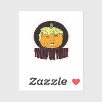 Trumpkin Or Treat Halloween Trumpkin Trick Or Trea Sticker