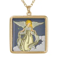 Heavenly Guardian Gold Plated Necklace