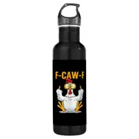 Quote Rooster Meme Classic Stainless Steel Water Bottle