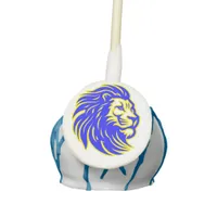 Lions Blue and Yellow Dipped Cake Pop