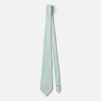 Mint Green Groom and Groomsmen Initials Wedding Neck Tie
