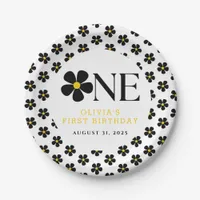  Onederful Floral 1st Birthday Party Paper Plates