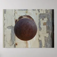 Abandoned Door Poster