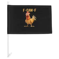 F-Caw-F-Chicken Essential Creative Casual Car Flag