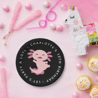 Let's Party A Lotl • Axolotl Birthday Party Paper Plates