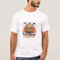 Trumpkin Classic – Spooky Pumpkin Design T-Shirt