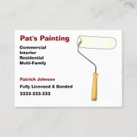 Painting Services Business Cards