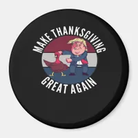 Make Thanksgiving Great Again Trumpkin – Classic P Magnet
