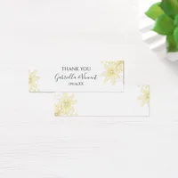 Pale Yellow Daisies Wedding Favor Tag