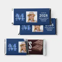 Modern Photo Monogram Personalized Graduation  Hershey Bar Favors