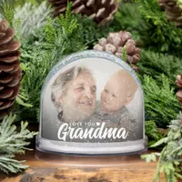 Love You Grandma Modern Elegant Script 2 Photo