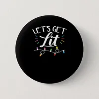 Christmas Design - Let's Get Lit Button