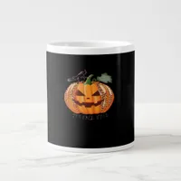 It’s Fall Y’all Leopard Pumpkin Happy Halloween Ne Giant Coffee Mug