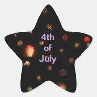 Sticker (star) - 4th of July