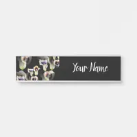 Sublime Watercolor Arum Calla Lilies Door Sign