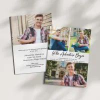 Let Adventure Begin Photo Graduation Announcement