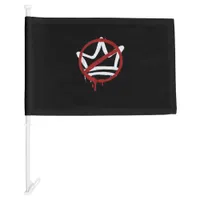 No Kings In America Since 1776 Minimal Clean Car Flag