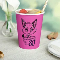 Foxy Lady Hot Pink  Paper Cups
